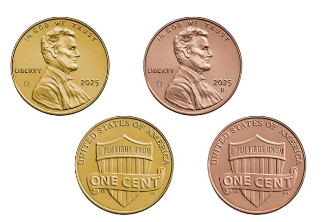 1美分硬币走过232年 最后一批纯金组合等值150万枚
