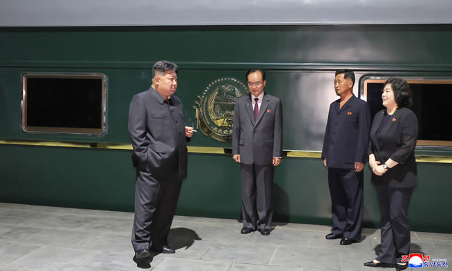 金正恩喊「祝愿中国繁荣」搭专列离开北京前还提到台湾
